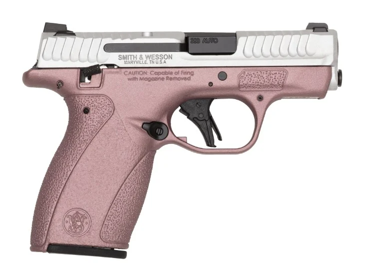 SMITH & WESSON M&P BODYGUARD 2.0 THUMB SAFETY BLUSH/SILVER 380AUTO 2.75IN 1-10RND 1-12RND 14615 - Smith and Wesson