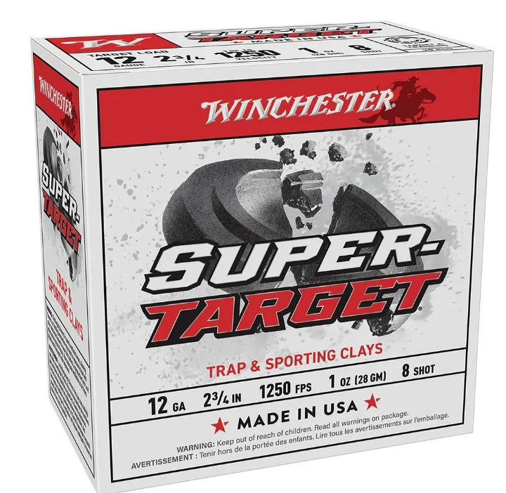Super Target 12GA 2-3/4″ 1oz #8 25/Bx