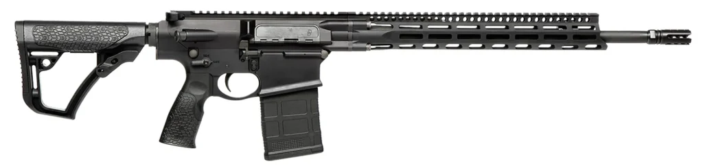 Daniel Defense 0215822207047 DD5 V4 6.5 Creedmoor 18" 20+1 Black Hard Coat Anodized 6 Position w/SoftTouch Overmolding Stock MLOK