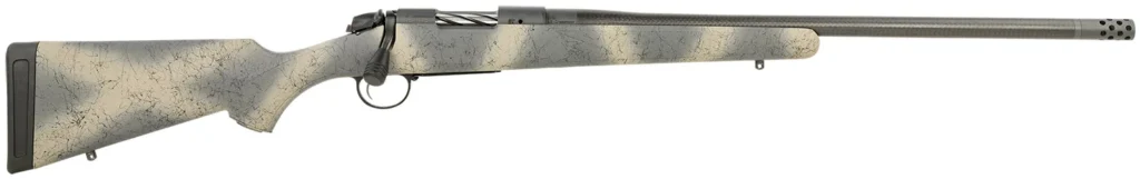Bergara Rifles B14S521CF B-14 Ridge Carbon Wilderness 308 Win 4+1 20" Carbon Fiber Wrapped Barrel, Gray Cerakote Steel Receiver, SoftTouch Woodland Camo Fixed American Style Stock, Right Hand