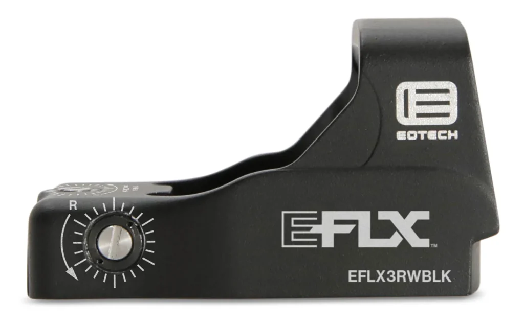 Eotech EFLX3RWBLK EFLX Mini Reflex Sight  Matte Black 1 x 3 MOA Red Dot
