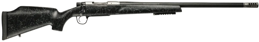 Christensen Arms 8011000300 Traverse  6.5 Creedmoor 4+1 24" Threaded Barrel, Natural Stainless, Black with Gray Webbing Stock