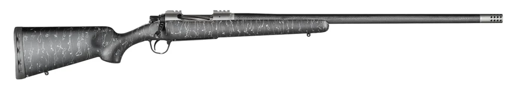 Christensen Arms CA10268315331 Summit TI  Full Size 7mm Rem Mag 3+1, 26" Natural Titanium Steel Threaded Barrel, Natural Titanium Aluminum Receiver, Black w/Gray Webbing Fixed Sporter Stock