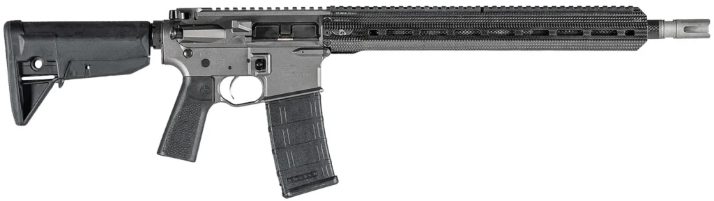 Christensen Arms 8010900604 CA-15 G2 *CO Compliant 223 Wylde 10+1 16" Barrel, Tungsten Gray Cerakote Metal Finish, Black Adjustable BCM Gunfighter Stock, Black Polymer Grip