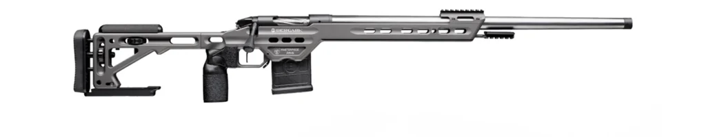 Bergara Rifles BPR25-6GT Premier Competition 6 GT 10+1 26" Polished Clear Cerakote #4 Tapered Steel Threaded Barrel, Polished Clear Cerakote Steel Receiver, Tungsten MPA BA Chassis