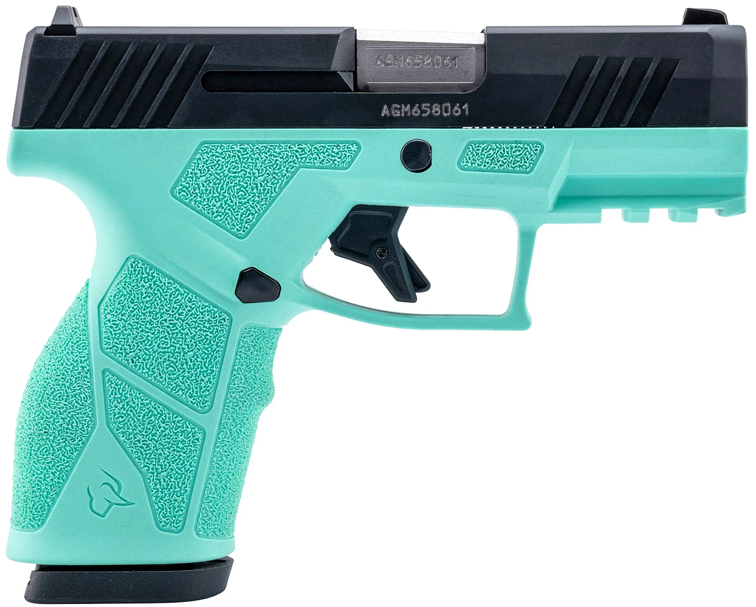 Taurus 1-GX2931C-10 GX2 9mm 10+1 3.37" Matte Stainless Steel Barrel, Matte Black Serrated Stainless Steel Slide, Cyan Polymer Frame w/Picatinny Rail, Polymer Grip
