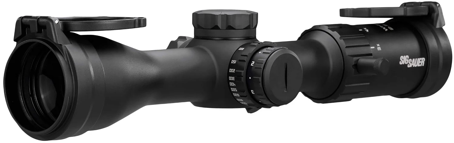 Sig Sauer Electro-Optics SOW42003 Whiskey4 Black 2.50-10x 42mm 30mm Tube Quadplex Reticle