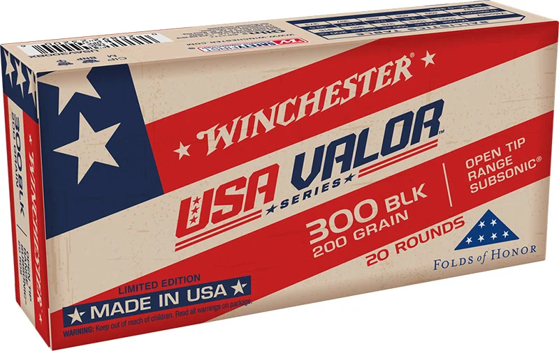 USA Valor 300 Blackout 200gr OT Sub 20bx
