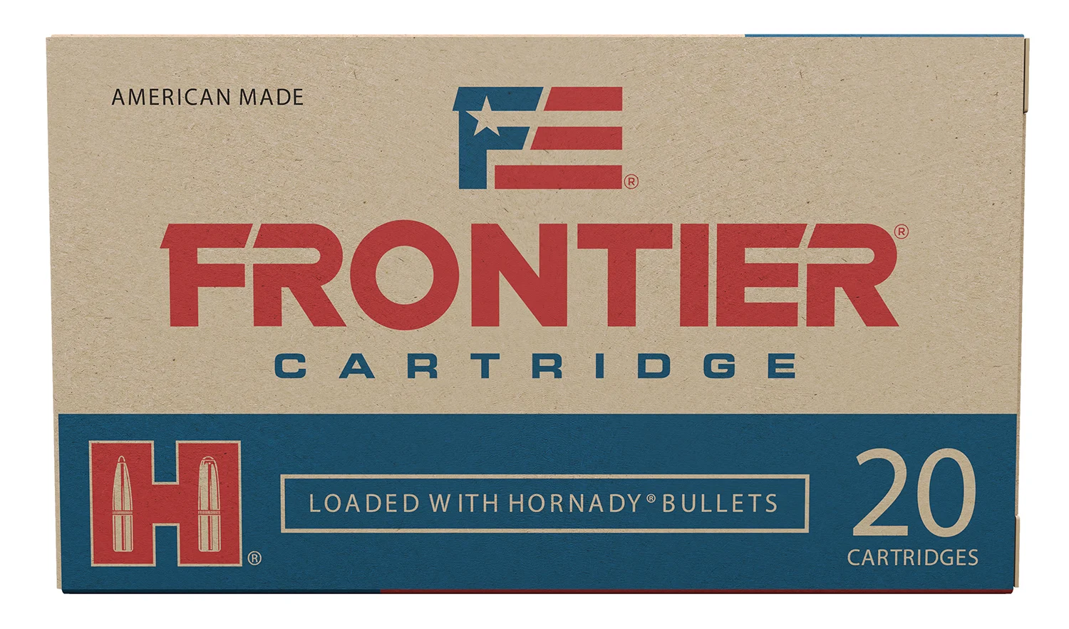 Frontier Cartridge 7.62x39 123gr FMJ Brass – 20rd