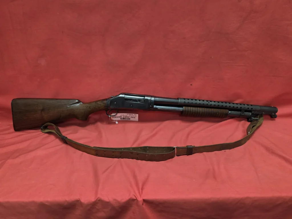Winchester Model 97 Trench Gun – U.S. Military Marked – Flaming Bomb – G.H.D.