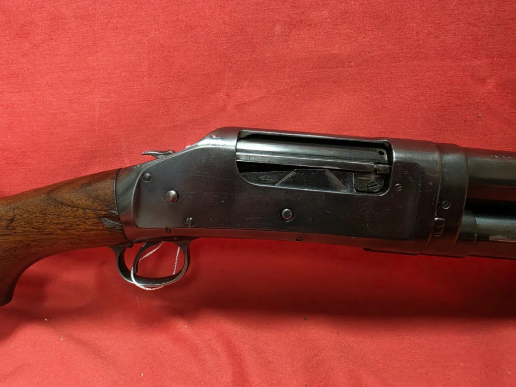 Winchester Model 97 Trench Gun – U.S. Military Marked – Flaming Bomb – G.H.D.