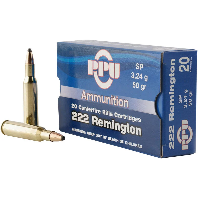 .222 Remington 50gr SP – 20rd
