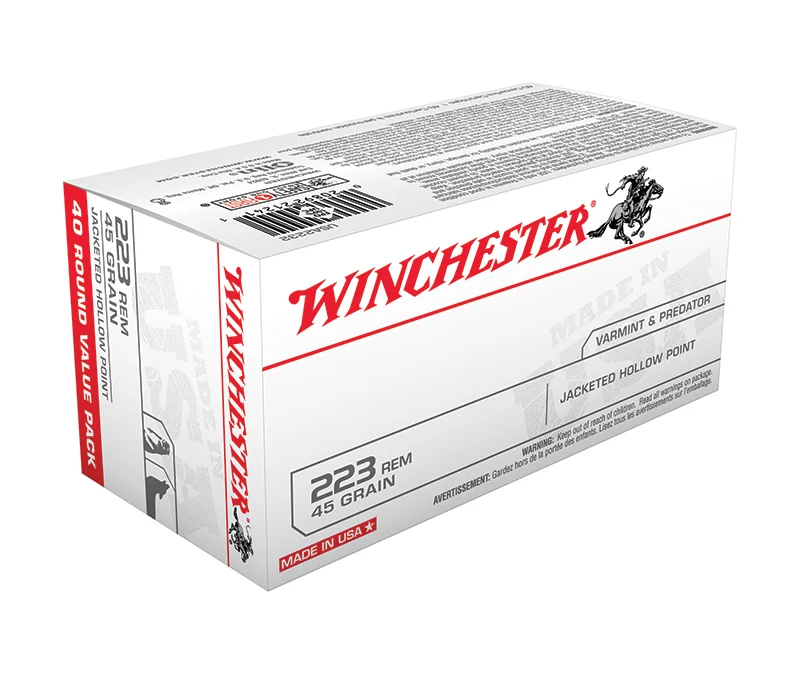 .223 Remington 45gr JHP – 40rd