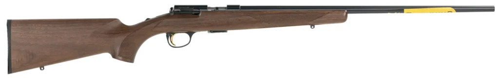 Browning 025175270 T-Bolt Sporter 17 HMR 10+1  22" Barrel, Polished Blued Steel Receiver, Satin Black Walnut Stock, Plastic Butt Plate, Optics Ready