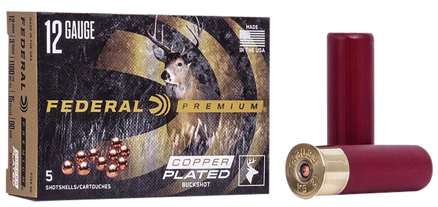 Federal 12 Gauge BUCKSHOT – 5rd