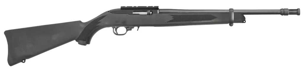 Ruger 1261 10/22 Tactical Full Size 22 LR 10+1 16.10" Satin Black Threaded Barrel, Receiver w/Scope Rail, Black Synthetic Fixed Stock, Right Hand