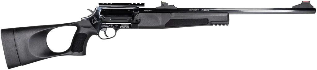 Rossi SCJT4510 Circuit Judge  45 Colt (LC) Caliber or 410 Gauge with 5rd Capacity, 18.50" Barrel, Matte Black Metal Finish & Black Fixed Thumbhole Stock Right Hand (Full Size)