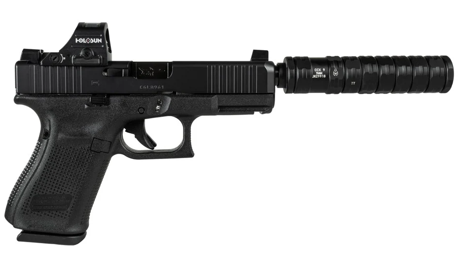 GLOCK 19V SHARK PUPPY 9MM 4.02IN BARREL 15RD BLACK PV1950203SKPBLK - Shark Coast Tactical