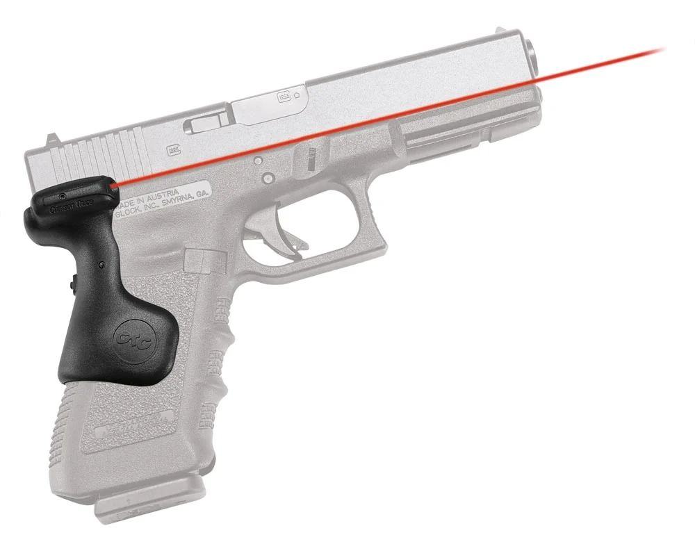 Crimson Trace 0167101 LG-637 Lasergrips Black Red Laser Glock Gen 3/4/5 Full Size