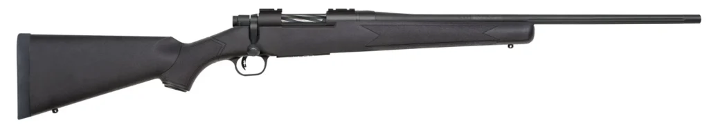Mossberg 27864 Patriot Synthetic 308 Win 5+1 22" Fluted Barrel w/Recessed Match Crown, Matte Blued Metal Finish, Spiral-Fluted Bolt, Synthetic Stock, Drop Box Magazine, Adjustable LBA Trigger