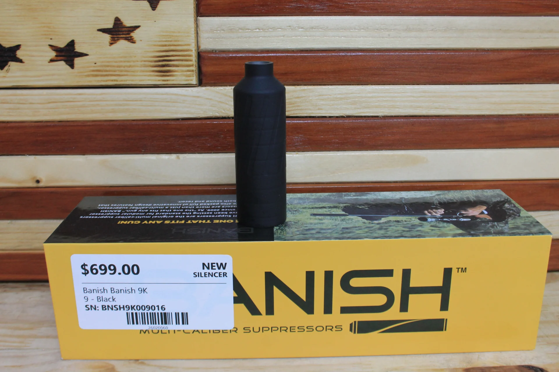 BANISH 9K BLACK 9MM SUPPRESSOR